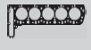 GASKET FOR BENZ Saloon (W123) 6170160520 10009600