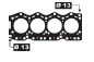 GASKET FOR FIAT CROMA (154) 7701040180 10081000