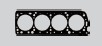 GASKET FOR FIAT STRADA II (138A) 4341243 10004800