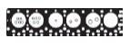 GASKET FOR NISSAN PATROL Station Wagon 11044-61512 55002500