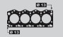 GASKET FOR RENAULT MASTER 4837051 10068600 ￠95