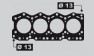 GASKET FOR RENAULT TRAFIC  7701040180 10081000 ￠95