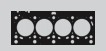 GASKET FOR RENAULT CLIO 8200360571 10169000￠77.5 METAL