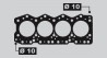 GASKET FOR RENAULT TRAFIC 3210061  10049600 ￠95